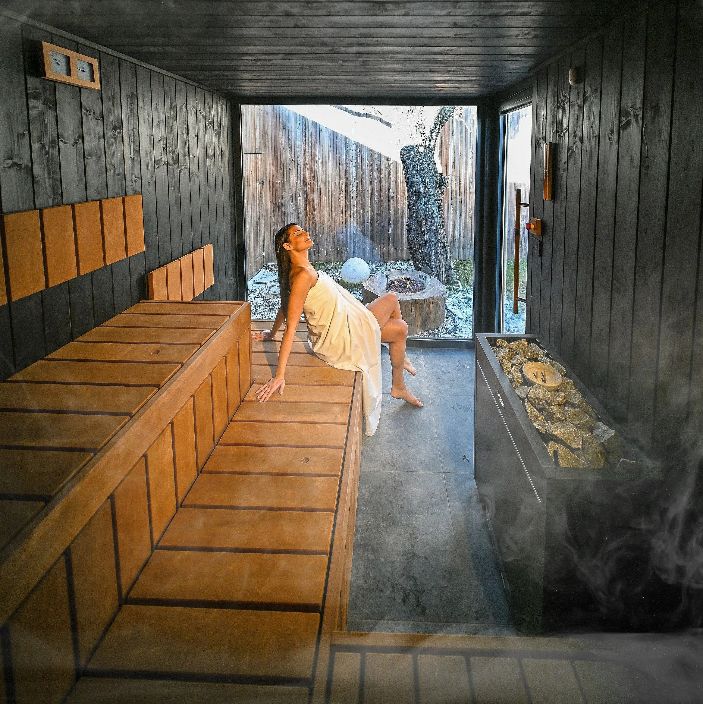 Medovo-ohňová sauna